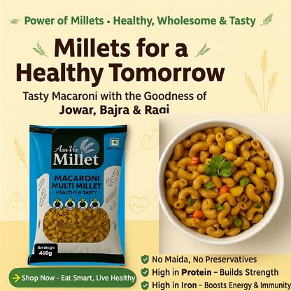 Aarvee Millet Macaroni 400g