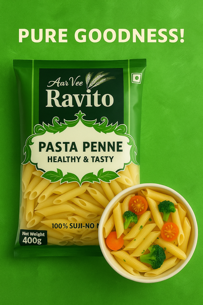 Aarvee Ravito Penne Pasta 400g
