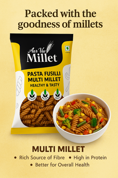 Aarvee Millet Macaroni & Penne Pasta ( Pack of 2, 800g)