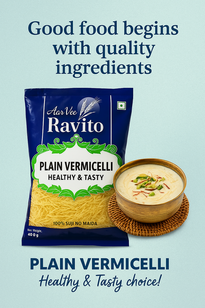 Aarvee Ravito Plain Vermicelli 400g